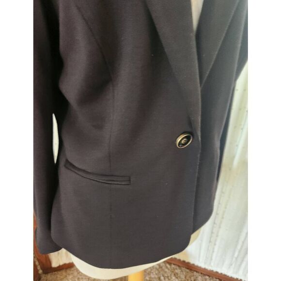 J32  My Collection 1 button blazer with black n white floral print lining - Picture 2 of 10